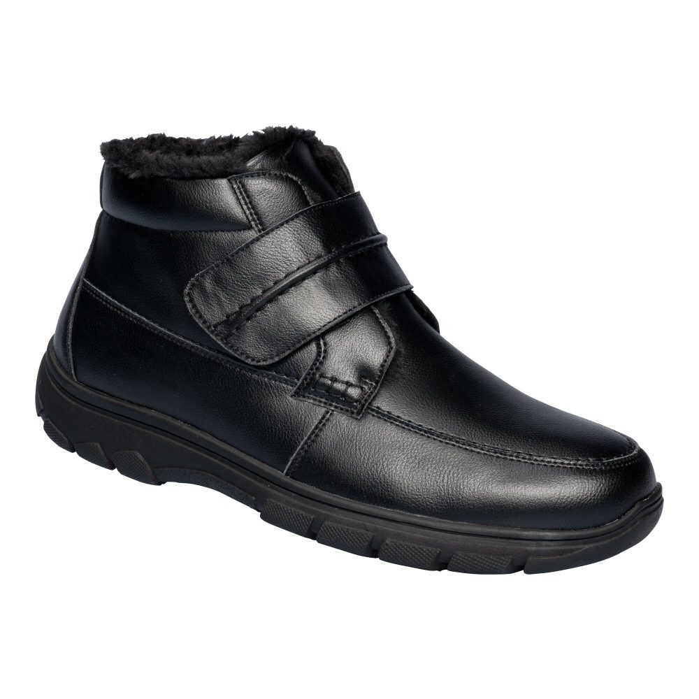 wonderwalk Klett-Stiefel mit Leder ?Herrmann?, Größe: 45, schwarz