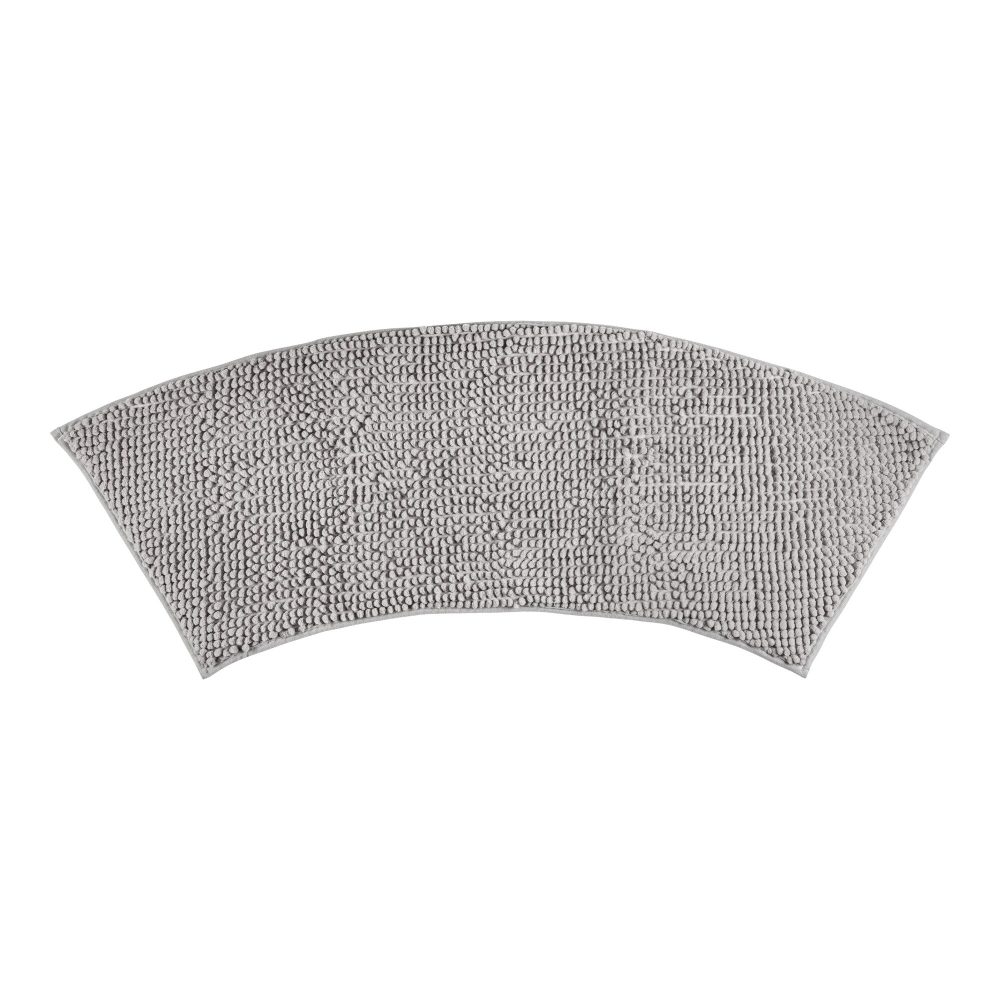 Super-Soft-Badematte ?halbrund?, grau