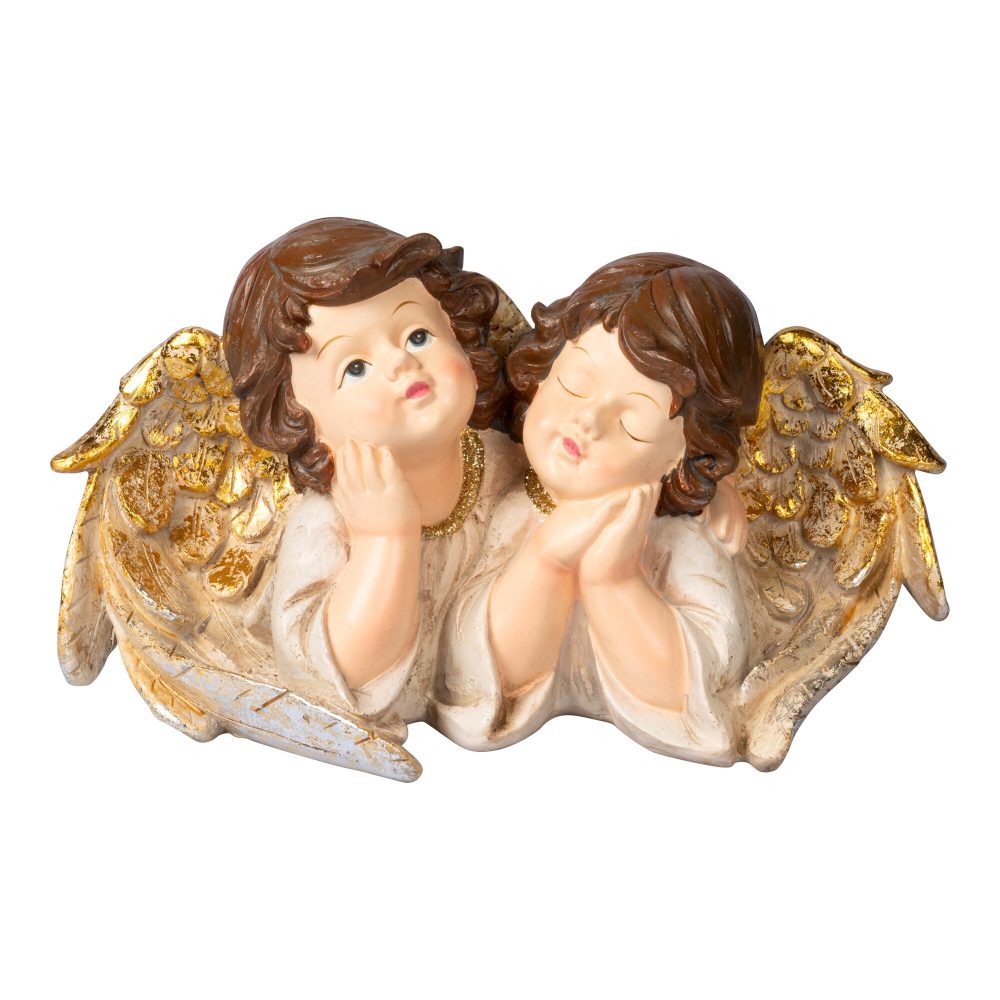 Dekofigur ?Barock-Engel-Duo?