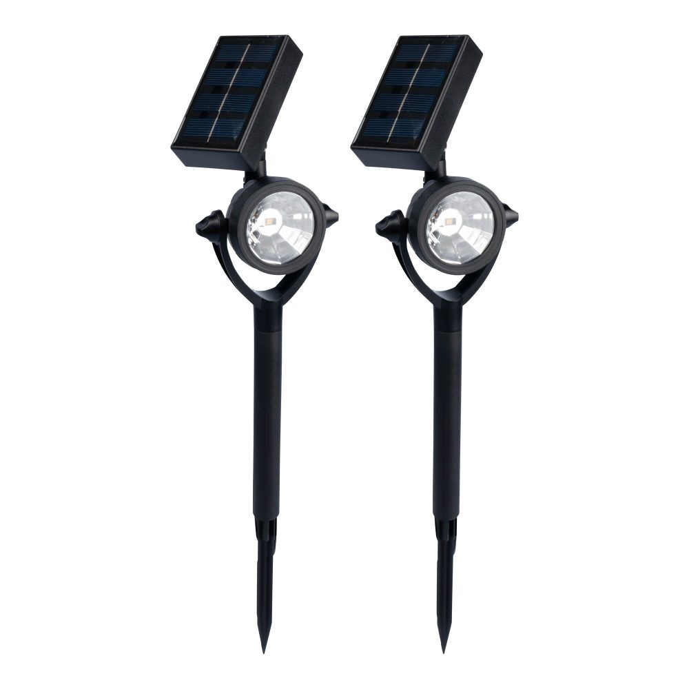 Solar-Sicherheits-Wegleuchte, 2 Stück