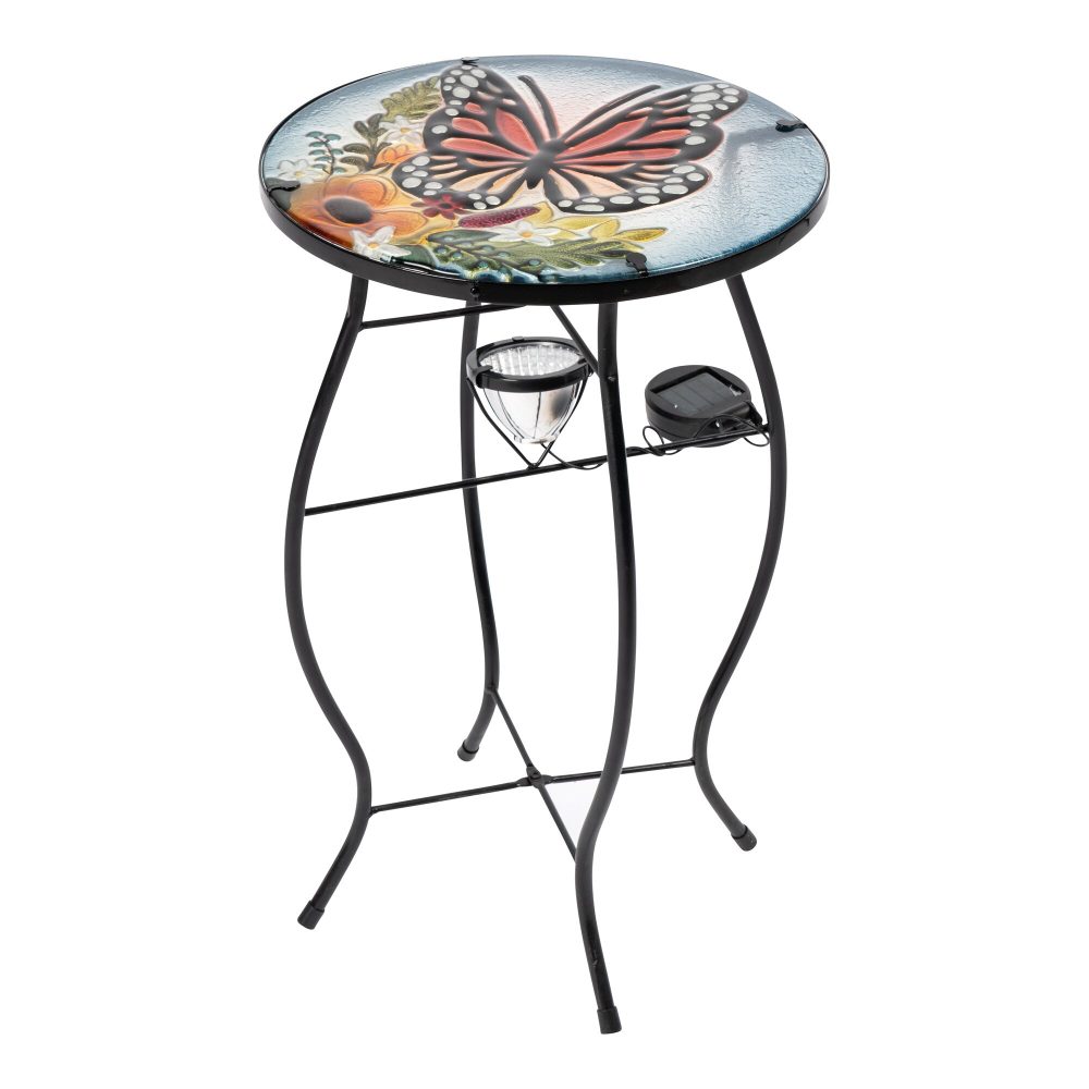 Solar-LED-Beistelltisch ?Schmetterling?