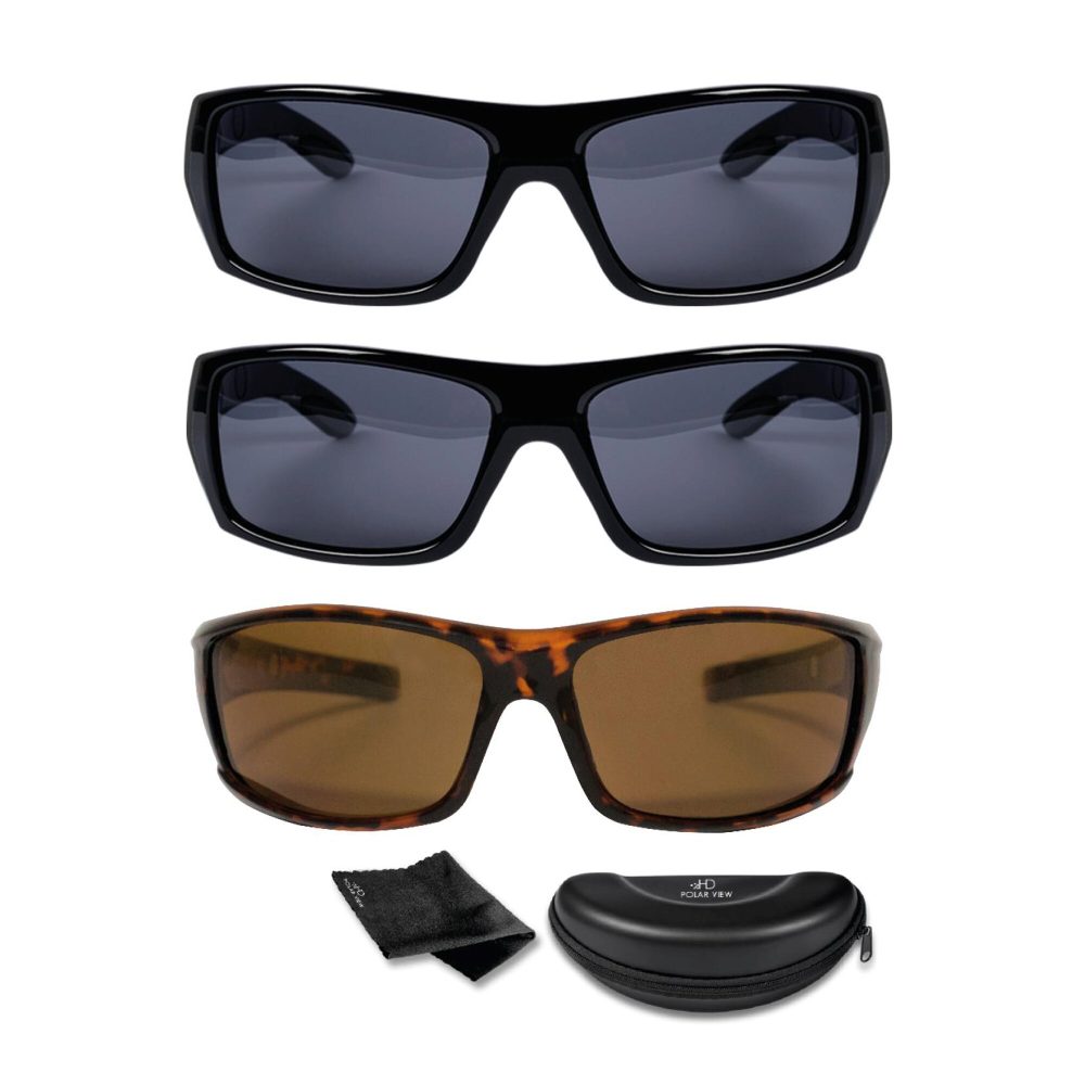 Polarisierte Sonnenbrille HD Polar View, 3 Stück