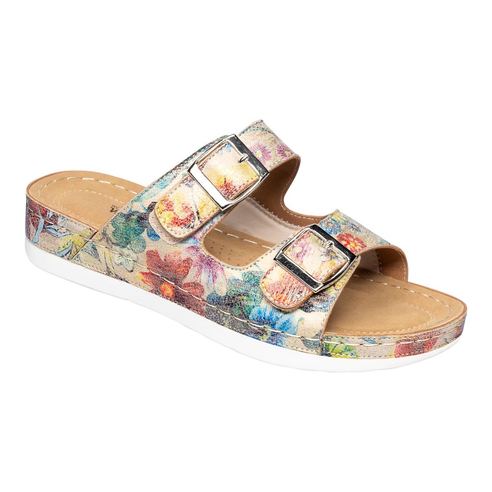 wonderwalk Hallux-Klett-Pantolette ?Helga?, Größe: 38, beige