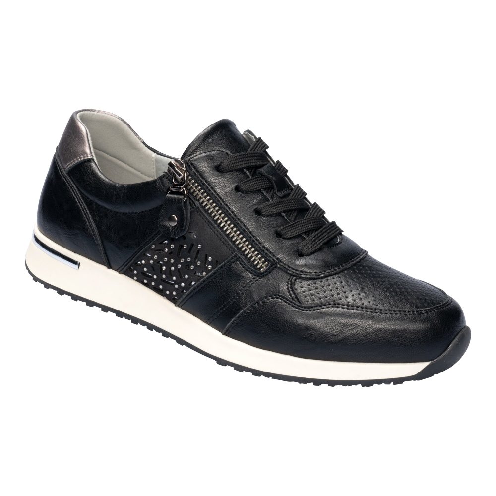 wonderwalk Leder-Komfort-Sneaker ?Linda?, Größe: 37