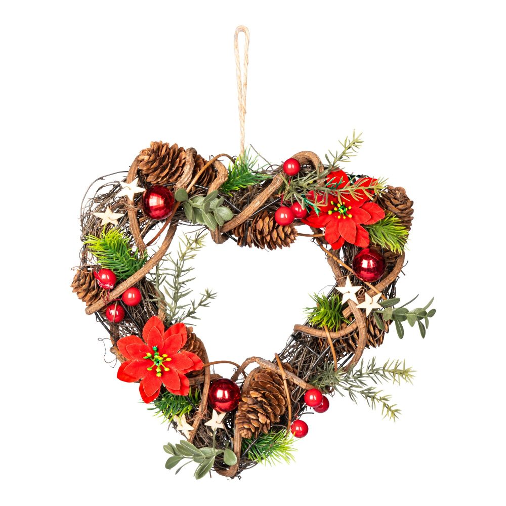 Deko-Kranz in Herzform ?Weihnachten?