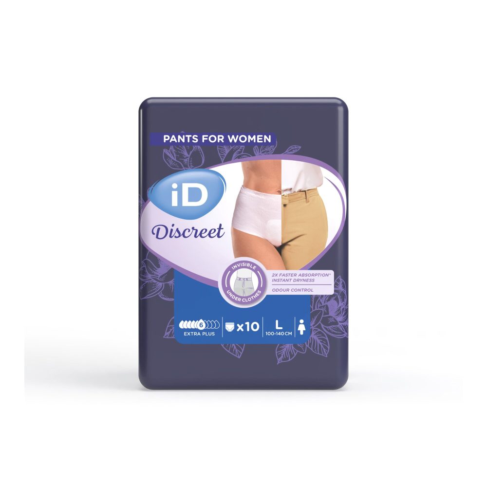iD Inkontinenz-Slip, extra Plus, Discreet Pants Women, Größe: L