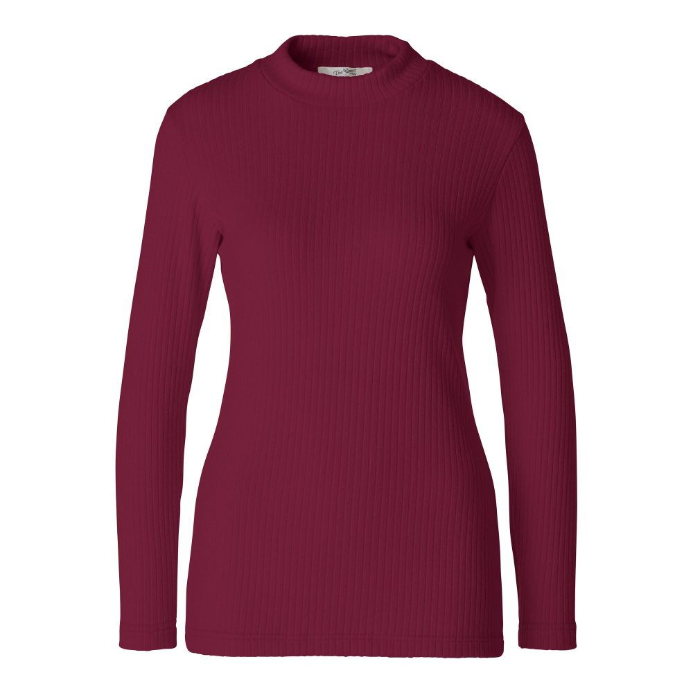 Damen-Pullover, gerippt, Größe: S, rot