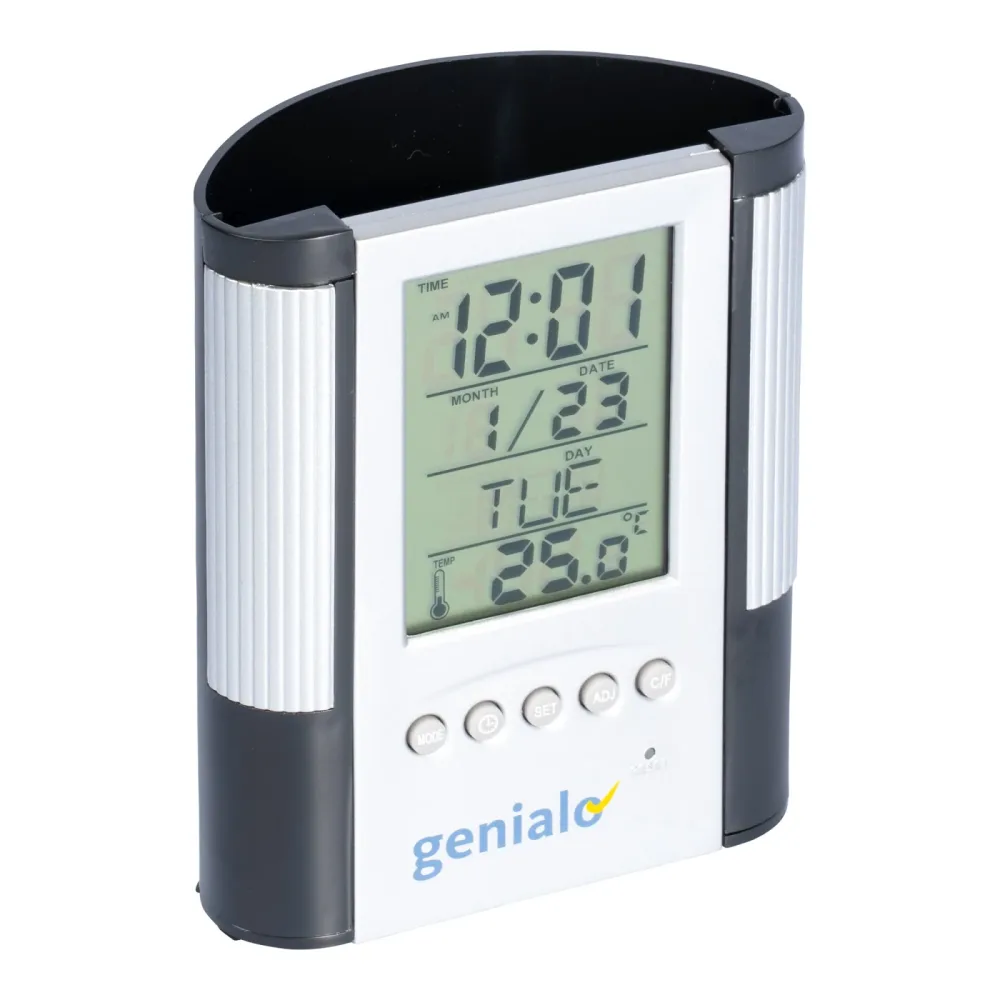 Wecker mit Stiftehalter 