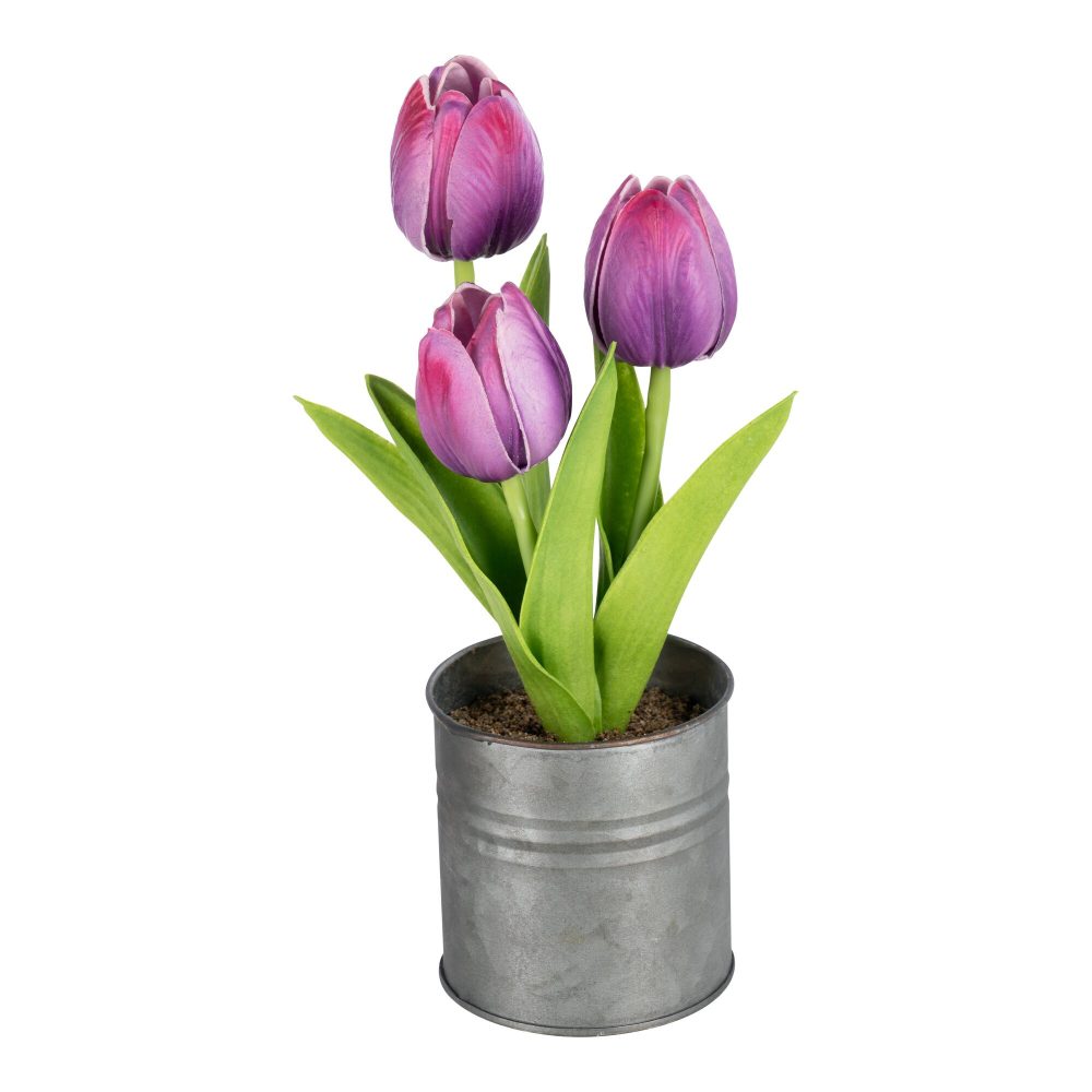 LED-Kunstblume Tulpentöpfchen 