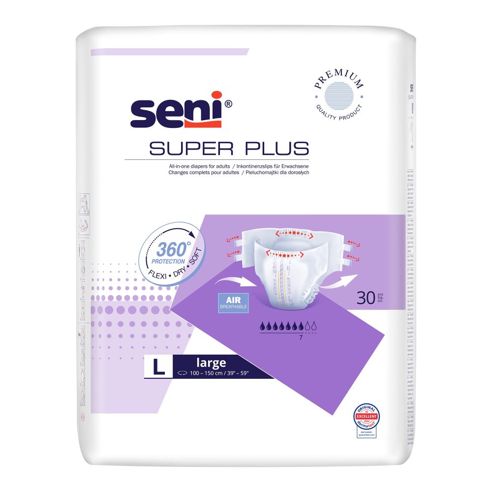 Inkontinenzwindel Super Plus, 30 Stück, Größe: L