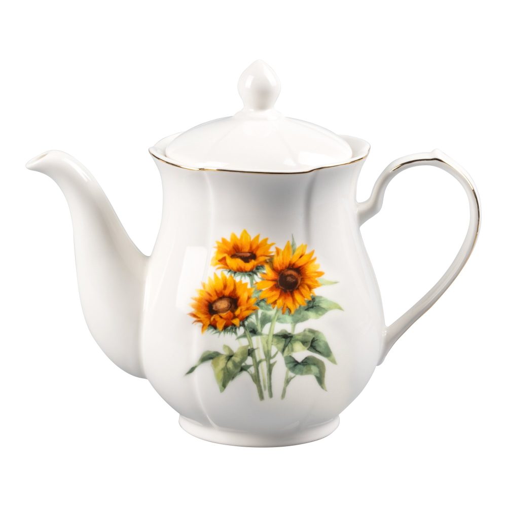 Porzellan-Kanne ?Sonnenblumen?, 1,4 l