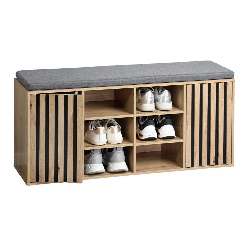 Schuhschrank mit Sitzkissen