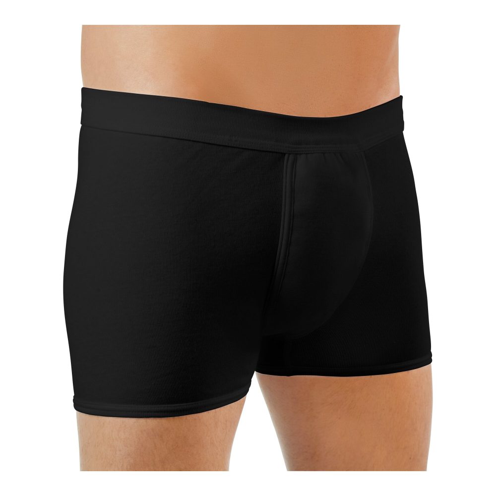 Inkontinenzhose Herren, leicht/mittel, Größe: M, schwarz