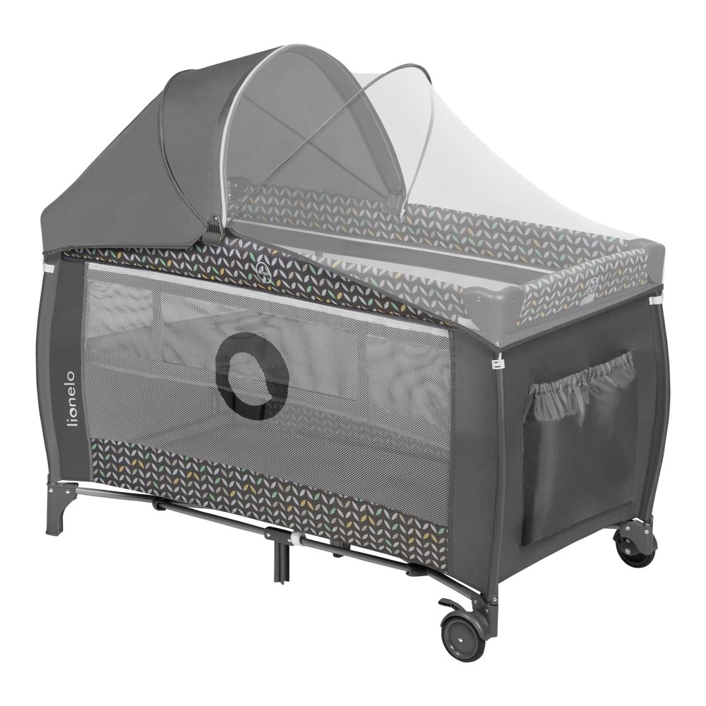lionelo Reisebett Sven Plus Grey Scandi