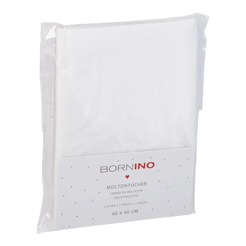 2er-Pack Moltontücher 40x40 cm