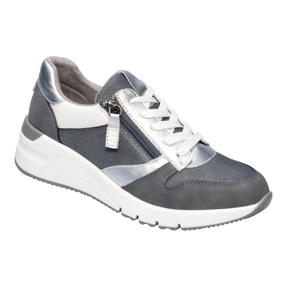 wonderwalk Keil-Sneaker H-Weite  ?Federleicht?, Größe: 41, grau