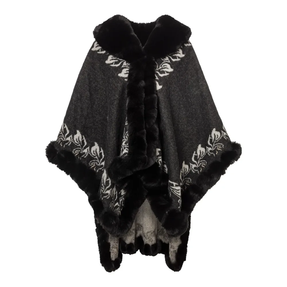 Kuschel-Poncho ?Elegant?