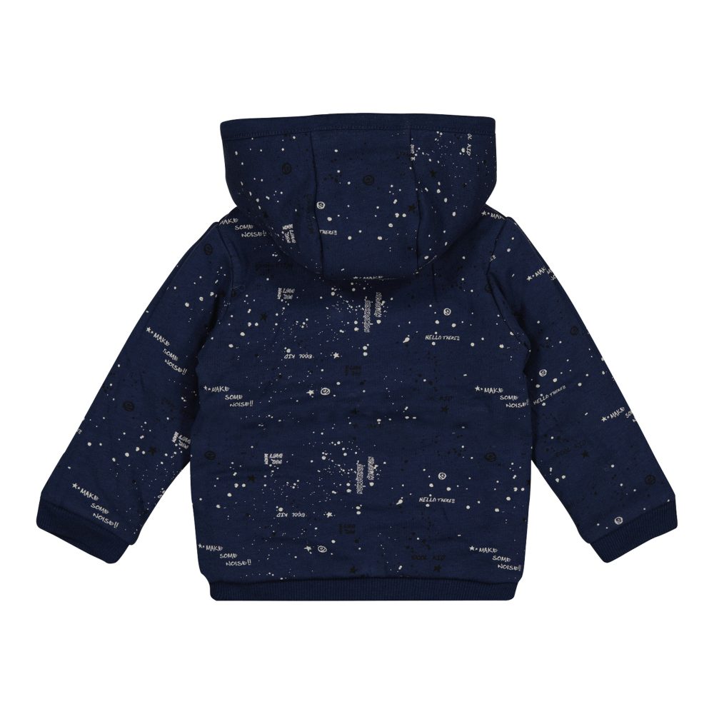 Wende-Sweatjacke mit Kapuze Kleckse
