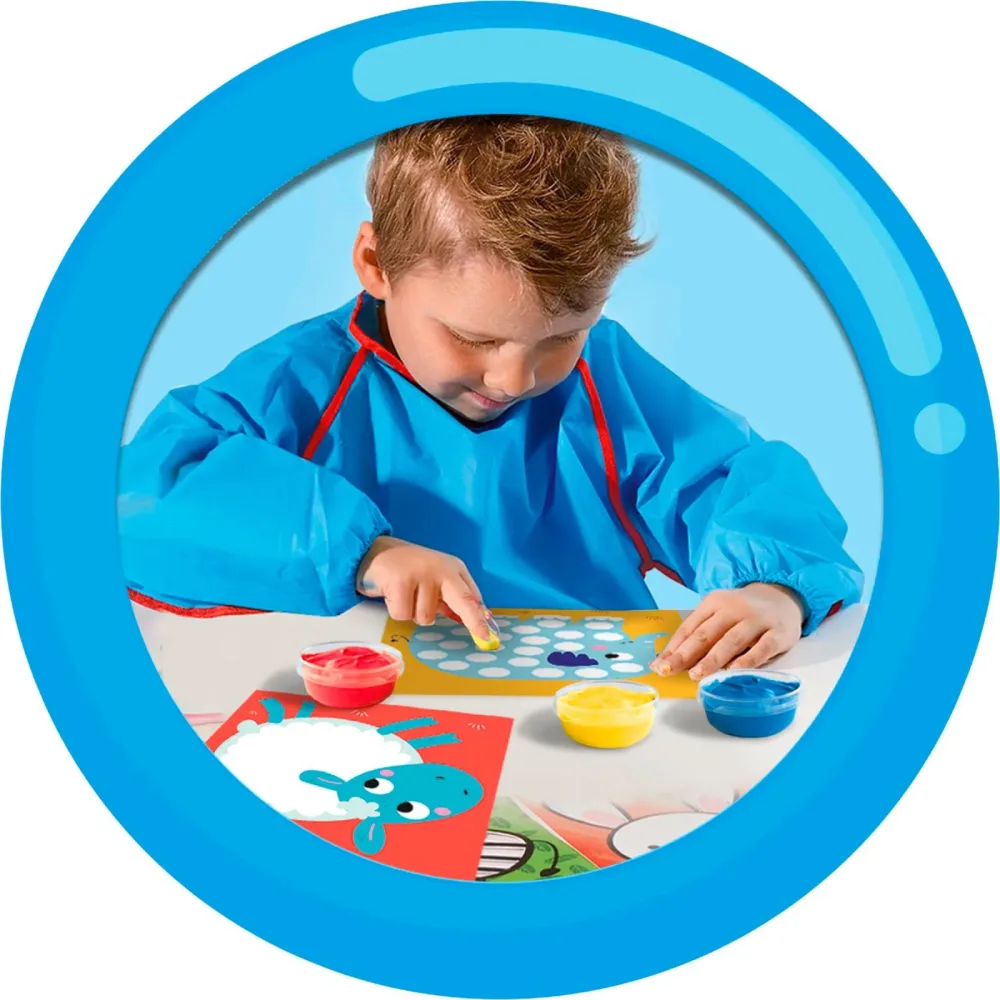 SES Bastelset Fingerabdruck Kunstwerk mehrfarbig unisex