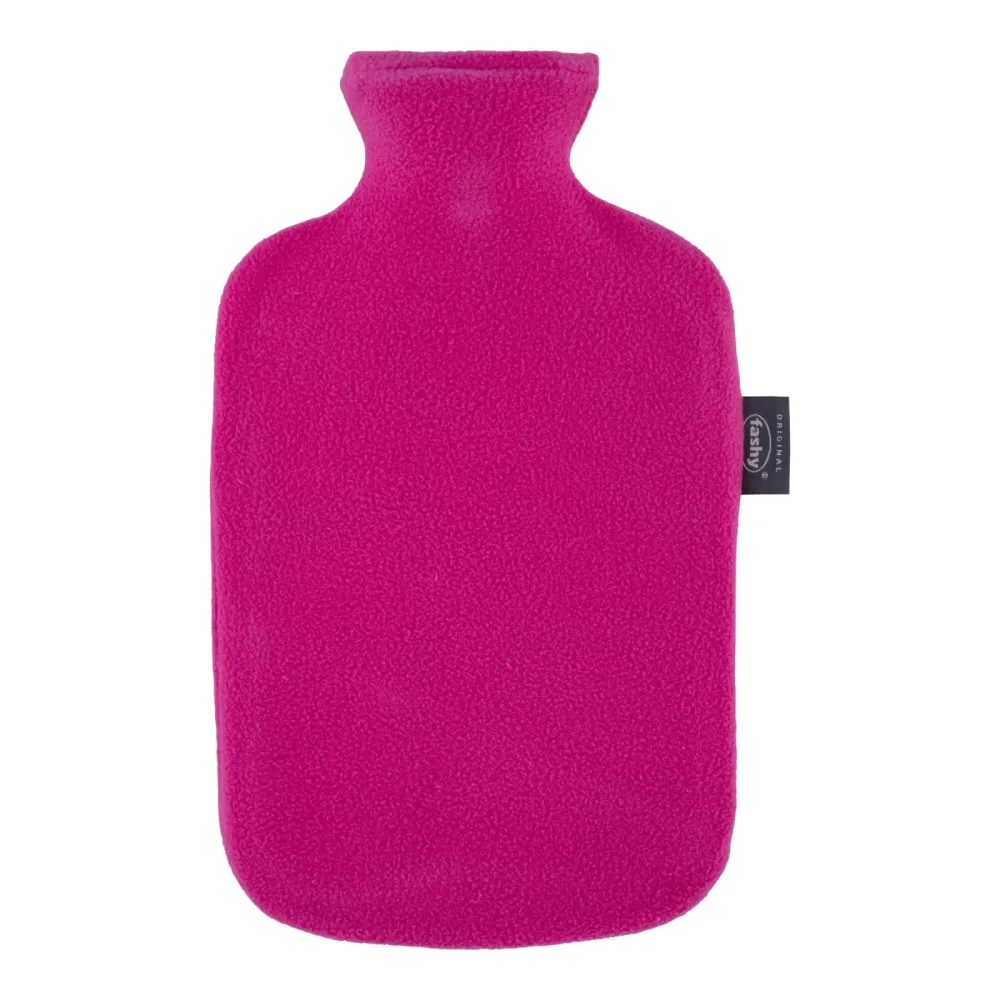 Fashy Wärmflasche 2l Vliesbezug himbeere Btl