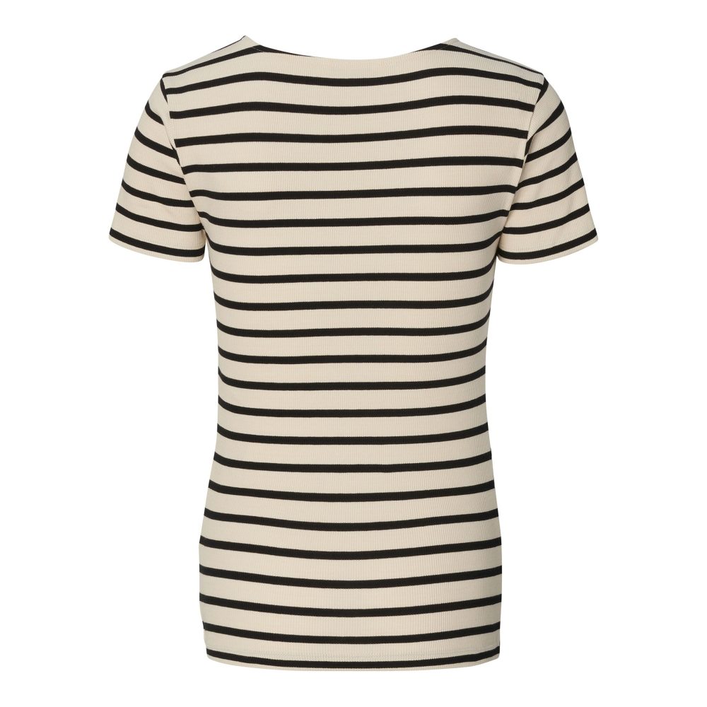 Umstands- und Still-T-Shirt Sanson Rippqualität Ringel