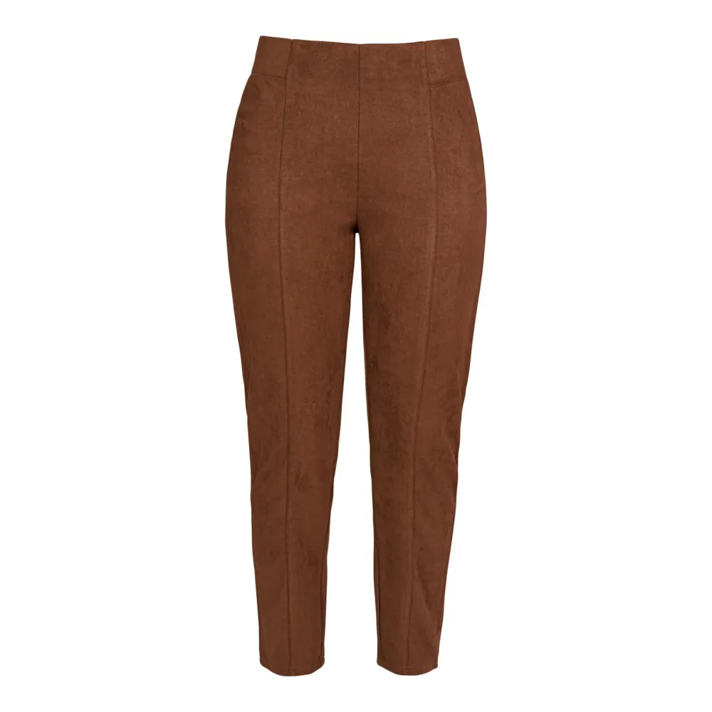 Damen-Hose ?Veloursleder-Optik?, Größe: 3XL