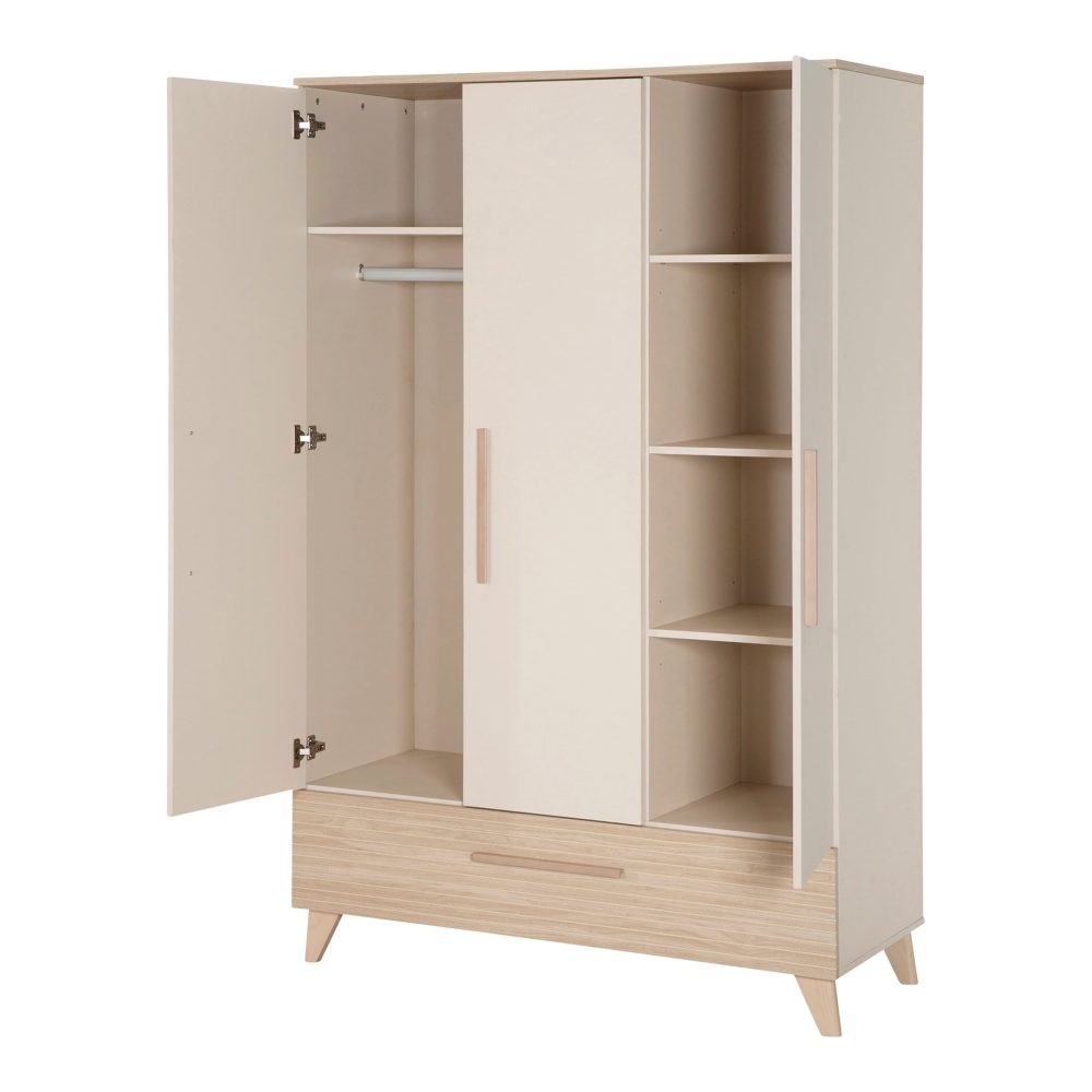 Kleiderschrank Sidney 3-türig