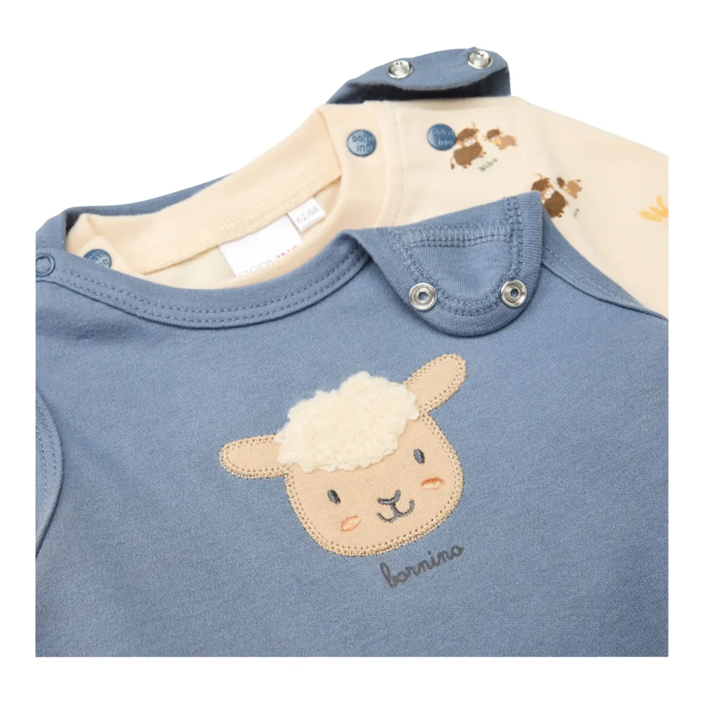 Strampler-Set 2-tlg. mit Shirt Schaf