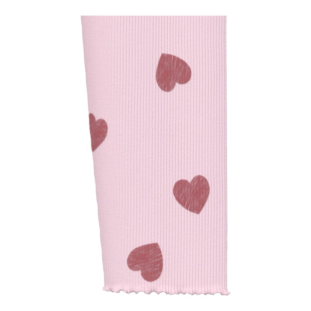 Leggings Herzen Rippqualität