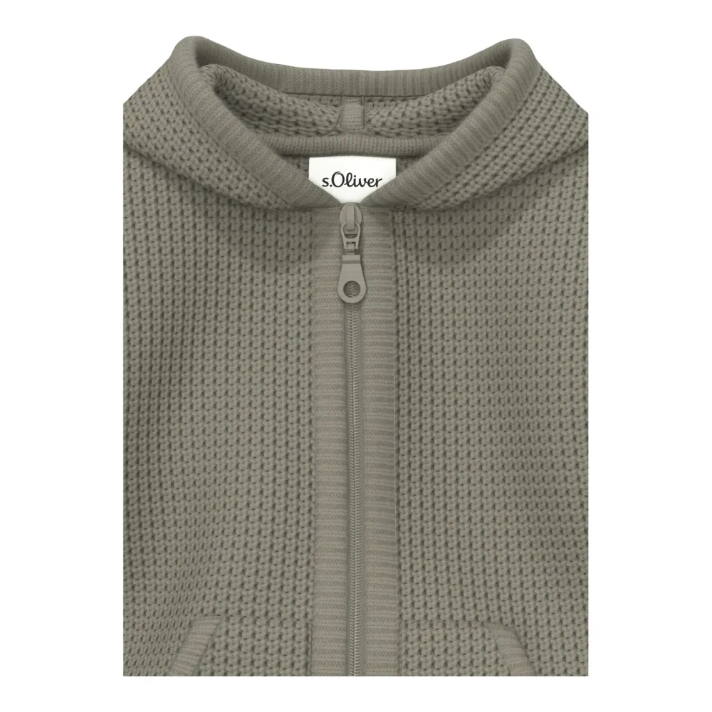 Strickjacke Kapuze