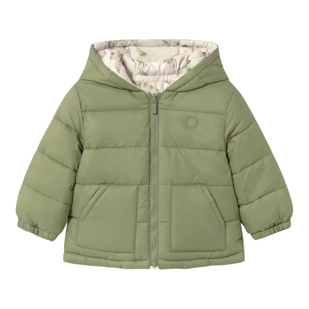Wende-Steppjacke mit Kapuze Dinos