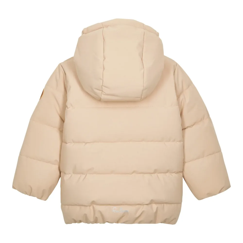 Steppjacke mit Kapuze und Plüschfutter