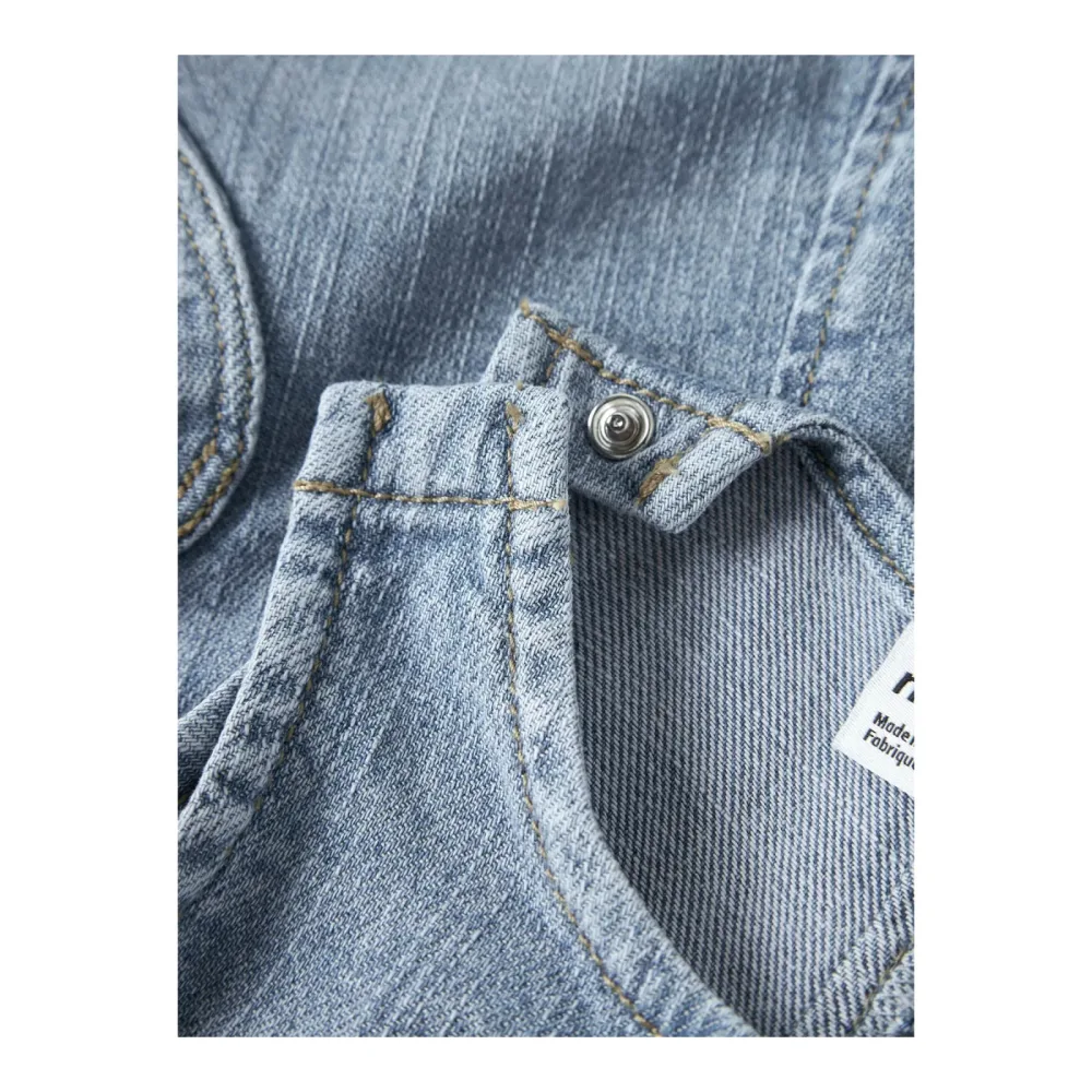 Jeans-Overall mit Herztaschen