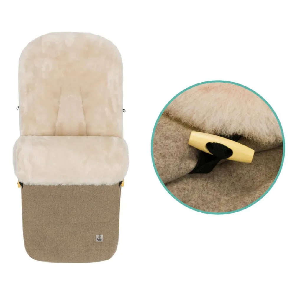 Winterfußsack Lammfell Lille Wool
