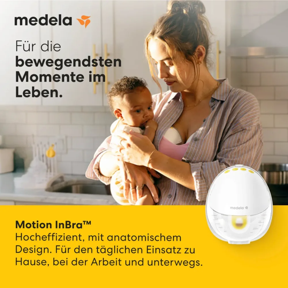 Elektronische Milchpumpe Motion InBra, tragbar