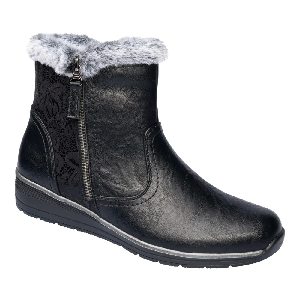 wonderwalk Kuschel-Stiefelette mit Leder ?Mona?, Größe: 41