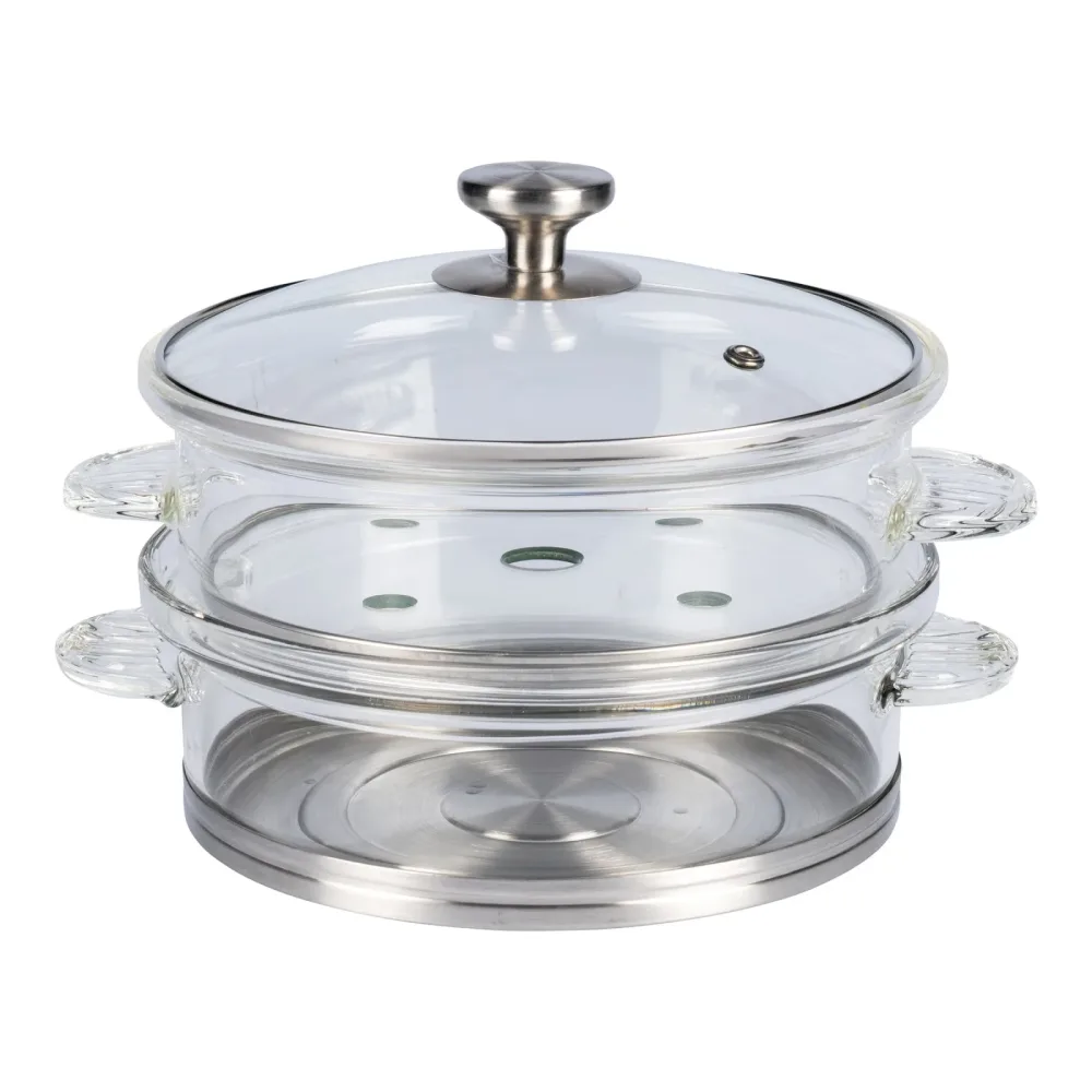Glastopf mit Dampfgarer, 2,5 l