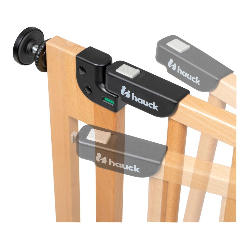 Tür- und Treppenschutzgitter Clear Step Easyclose Eco, 75-80 cm