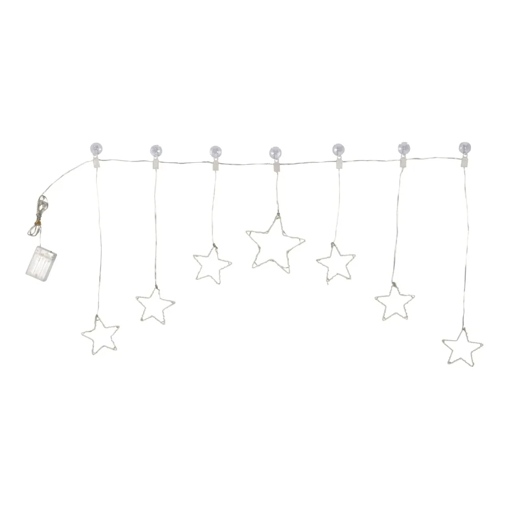 LED-Deko ?Sternen-Vorhang?