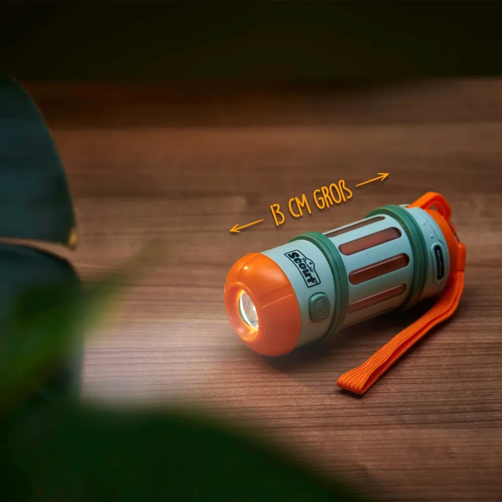 Scout Taschenlampe 2in1 + Metallkarabiner