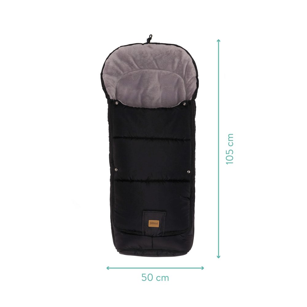 fillikid Winterfußsack Peak Schwarz
