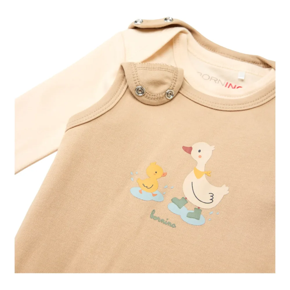 Strampler-Set 2-tlg. mit Body Ente