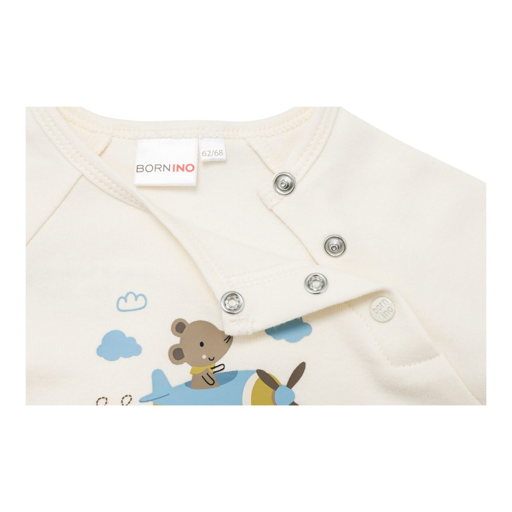 Raglanshirt langarm Maus
