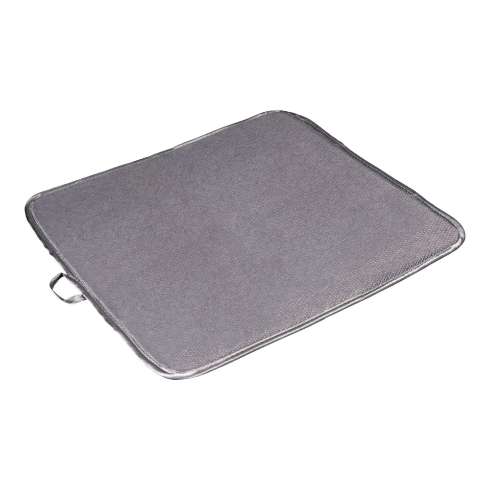 Spülbeckenmatte COOK Mikrofasern grau