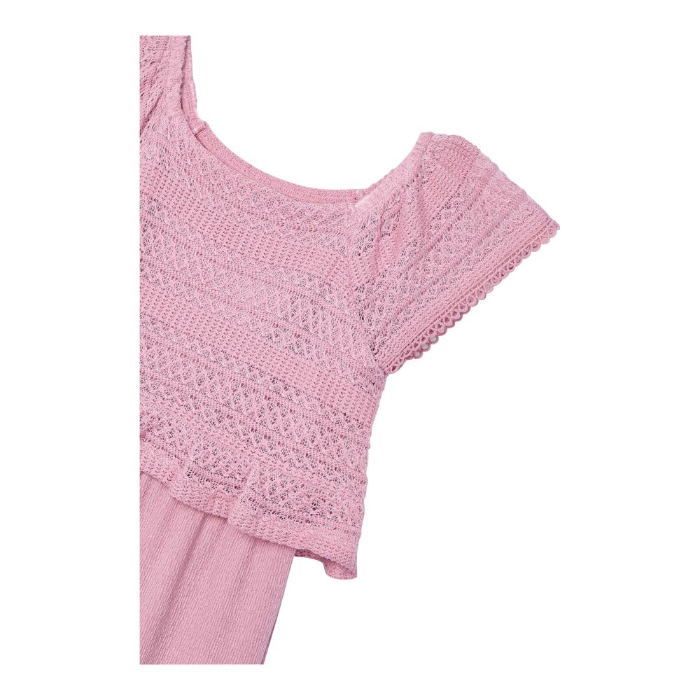 Häkel-Jumpsuit 2in1 Rippqualität
