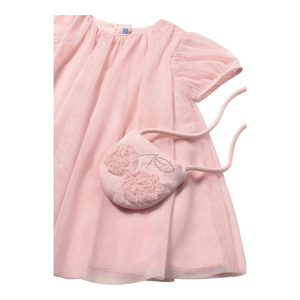 Tüllkleid kurzarm