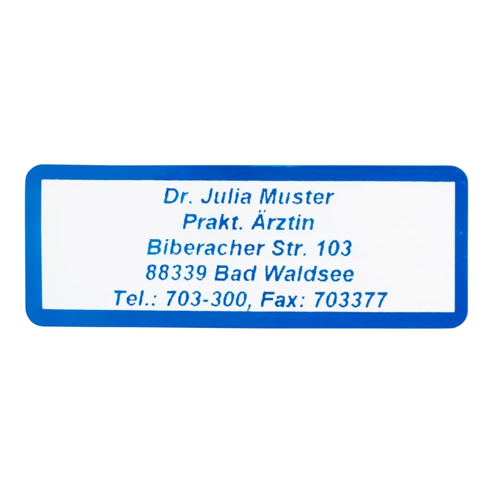 Namensaufkleber 