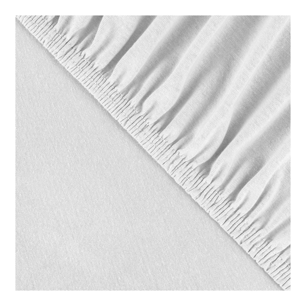 ZÖLLNER Spannbetttuch Jersey 40x90 cm weiss