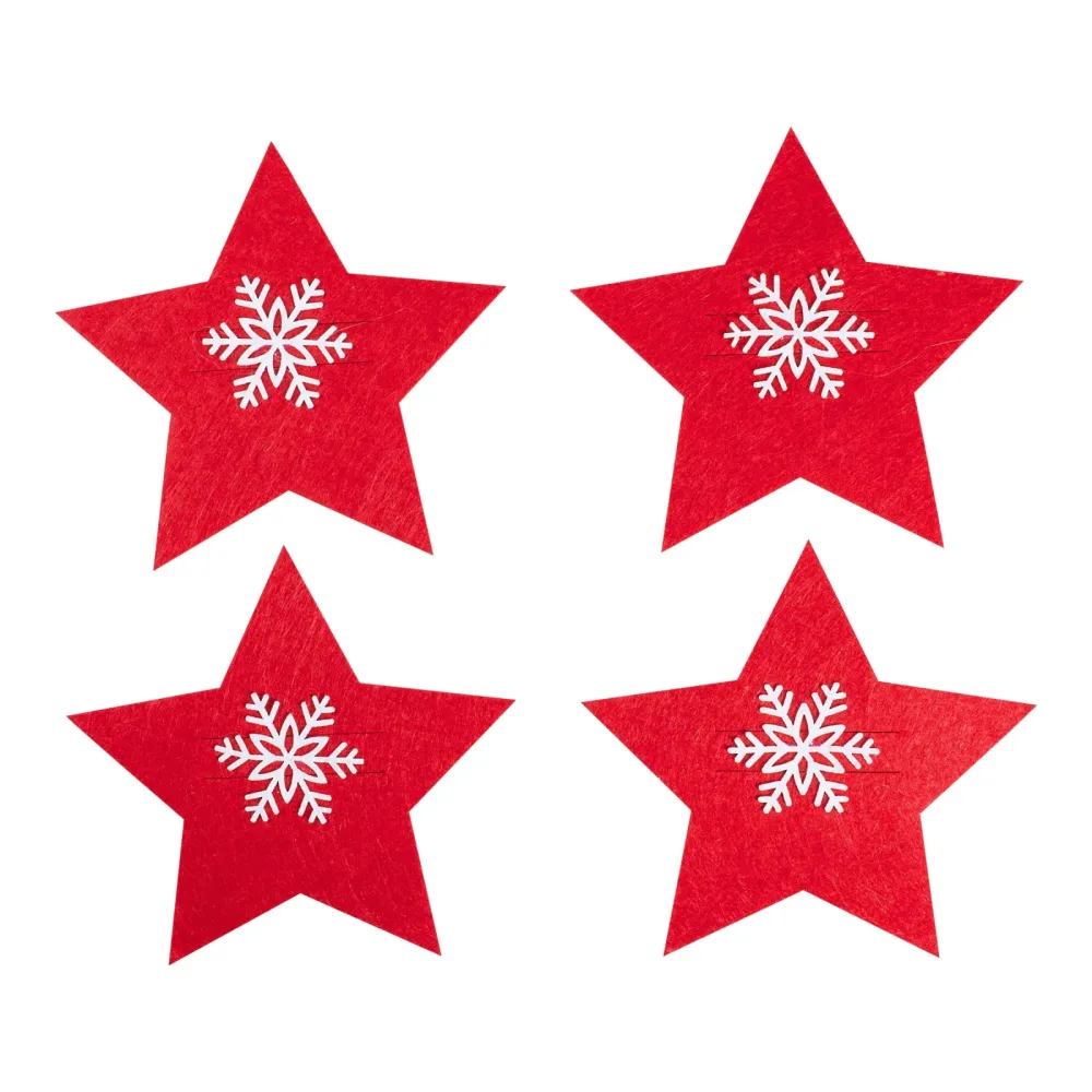 Bestecktaschen ?Sterne?, 4 Stück