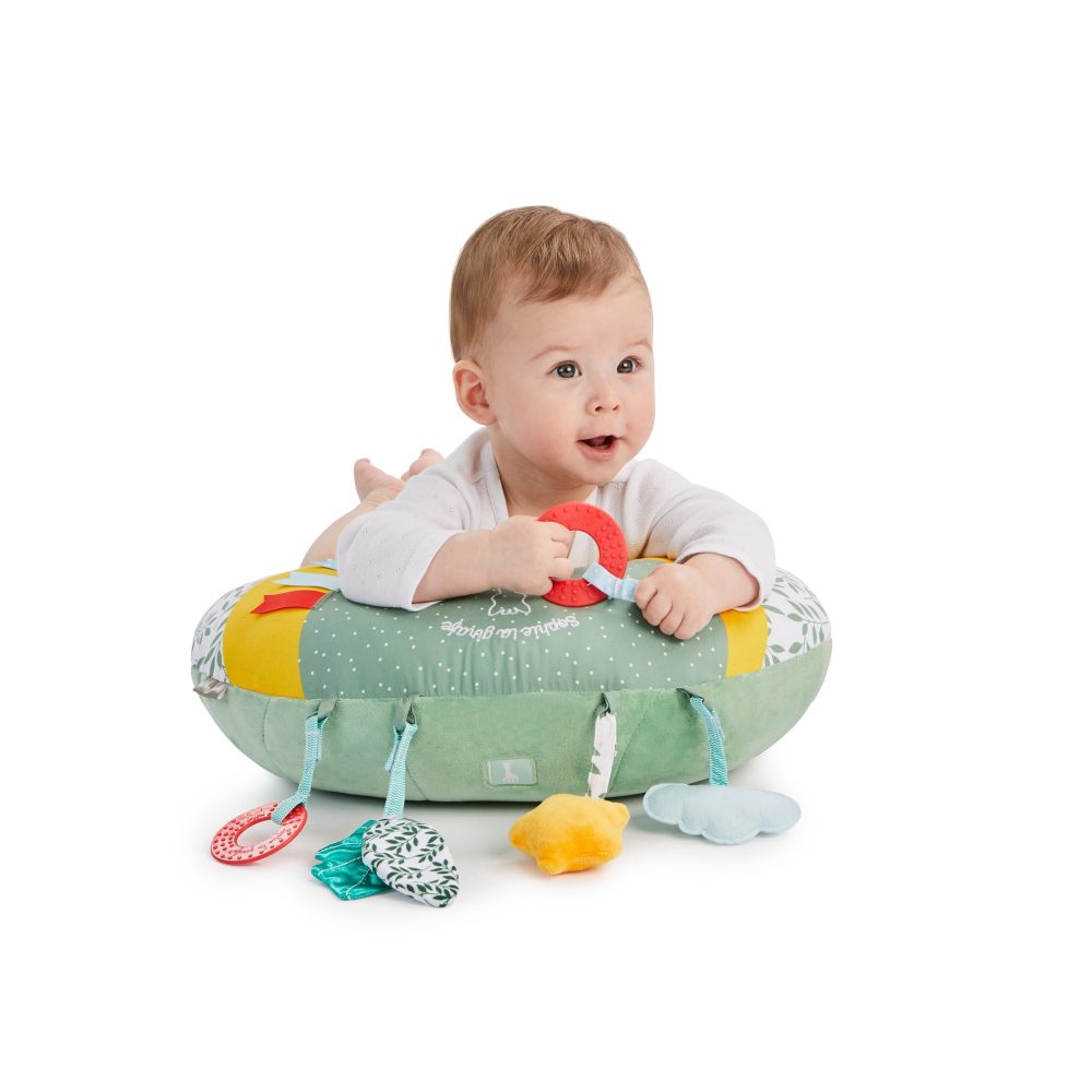 Spiel- und Kuschelkissen + Activity-Spielzeug